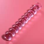 NEBULA SERIES BY IBIZA - MODEL 22 DILDO BOROSILICATE GLASS PINK 21.5 CM -O- 2.5 CM