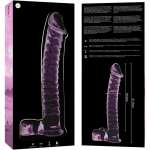 NEBULA SERIES BY IBIZA - MODEL 23 DILDO BOROSILICATE GLASS PINK 21.5 CM -O- 4 CM