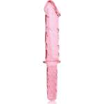 NEBULA SERIES BY IBIZA - malli 24 dildo Borosilicate lasi pinkki 28,5 cm -O- 5 cm