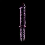 NEBULA SERIES BY IBIZA - MODEL 24 DILDO BOROSILICATE GLASS PINK 28.5 CM -O- 5 CM