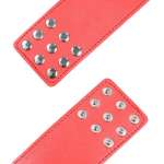 OHMAMA FETISH - punainen käsiraudat Snap Closure
