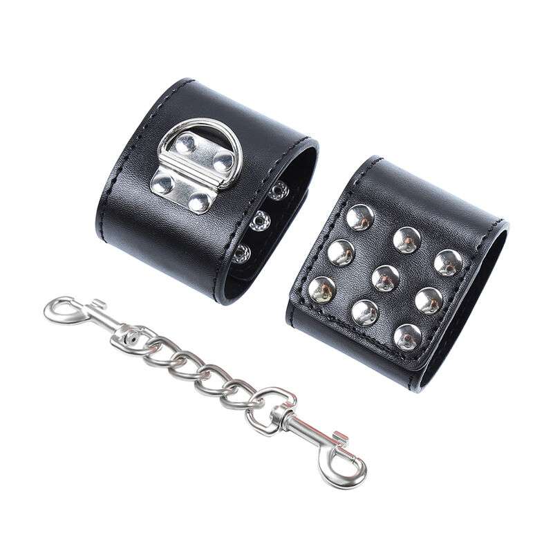 OHMAMA FETISH - Wrist Restraints Snap Fasten metalli