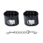 OHMAMA FETISH - Wrist Restraints Snap Fasten metalli