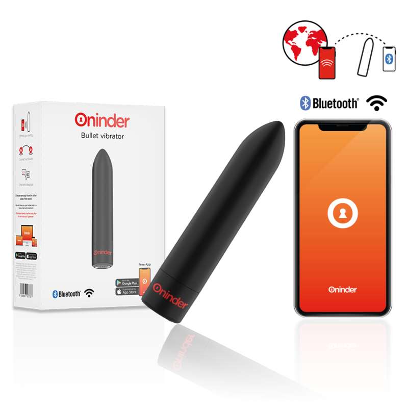 ONINDER - BERLIN BULLET VIBRATOR BLACK 9 MODES 8.5 X 2 CM - FREE APP ONINDER - BERLIN BULLET VIBRATOR BLACK 9 MODES 8.5 X 2 CM - FREE APP