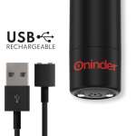 ONINDER - BERLIN BULLET VIBRATOR BLACK 9 MODES 8.5 X 2 CM - FREE APP