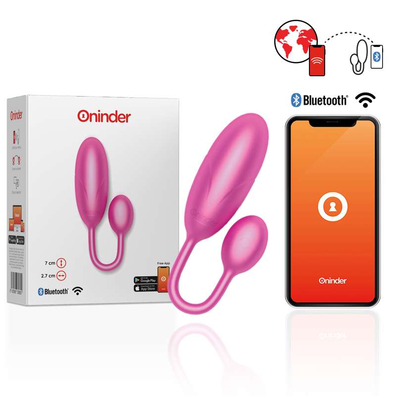 ONINDER - DENVER VIBRATING EGG PINK 7 X 2.7 CM FREE APP ONINDER - DENVER VIBRATING EGG PINK 7 X 2.7 CM FREE APP
