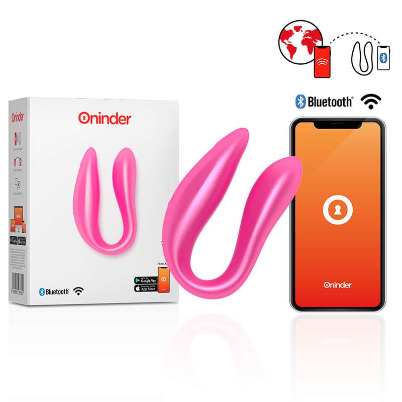 ONINDER - LISBOA PINK G-POINT & CLITORIS STIMULATOR - FREE PINK APP ONINDER - LISBOA PINK G-POINT & CLITORIS STIMULATOR - FREE PINK APP