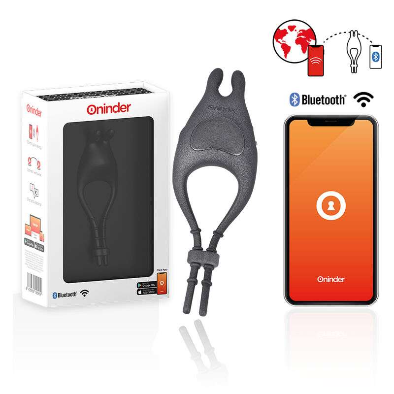 ONINDER - PAMPA RECHARGEABLE ADJUSTABLE VIBRATOR RING WITH CLITORIS STIMULATOR 10 SPEED - FREE APP ONINDER - PAMPA RECHARGEABLE ADJUSTABLE VIBRATOR RING WITH CLITORIS STIMULATOR 10 SPEED - FREE APP