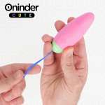 ONINDER CUTE - LOVE PLEASURE 360° VIBRATING-ROTATING SILICONE EGG - FREE GLOBAL APP