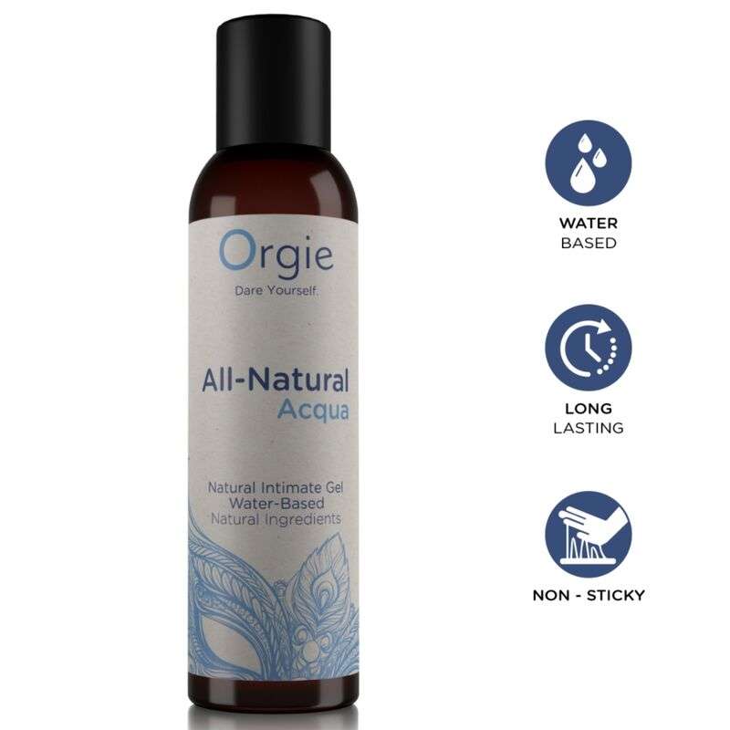 ORGIE - ALL-NATURAL ACQUA WATER-BASED INTIMATE GEL 150 ML ORGIE - ALL-NATURAL ACQUA WATER-BASED INTIMATE GEL 150 ML