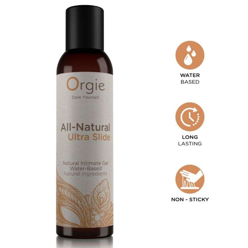 ORGIE - ALL-NATURAL ULTRA SLIDE WATER-BASED INTIMATE GEL 150 ML ORGIE - ALL-NATURAL ULTRA SLIDE WATER-BASED INTIMATE GEL 150 ML