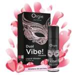 ORGIE - DUAL VIBE! STRAWBERRY GIN AND TONIC KISSABLE LIQUID VIBRATOR 15 ML