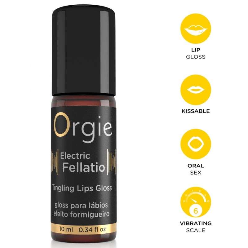 ORGIE - ELECTRIC FELLATIO VIBRATING TINGLING LIP GLOSS 10 ML