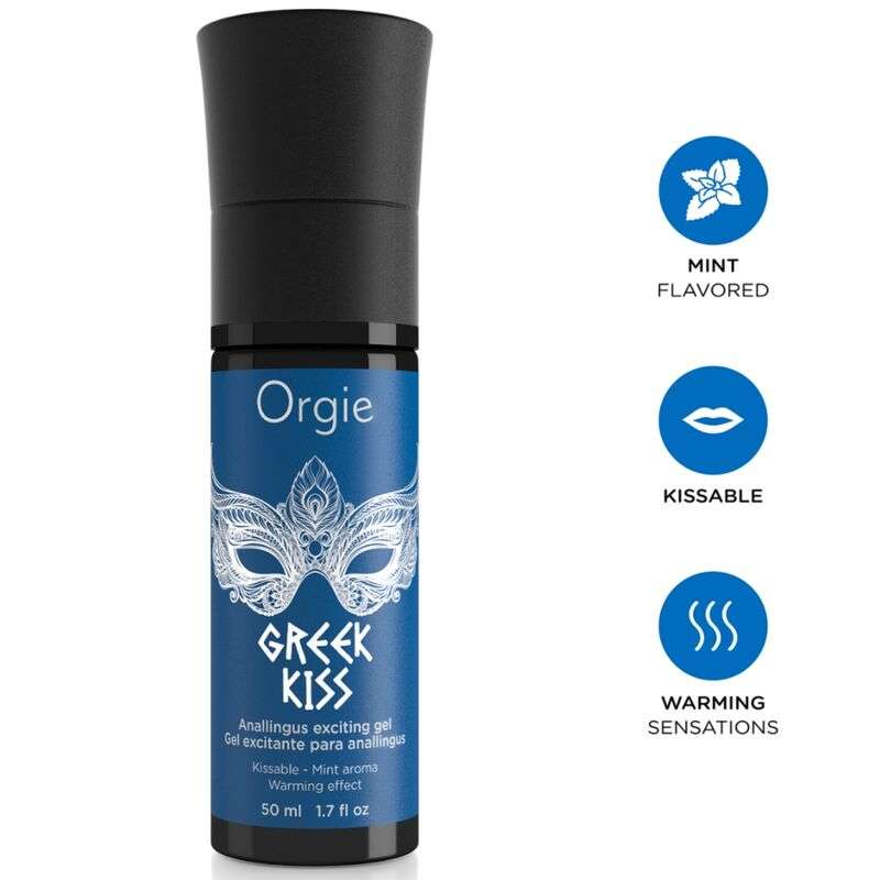 ORGIE - GREEK KISS ANALLINGUS STIMULATING GEL MINT 50 ML ORGIE - GREEK KISS ANALLINGUS STIMULATING GEL MINT 50 ML