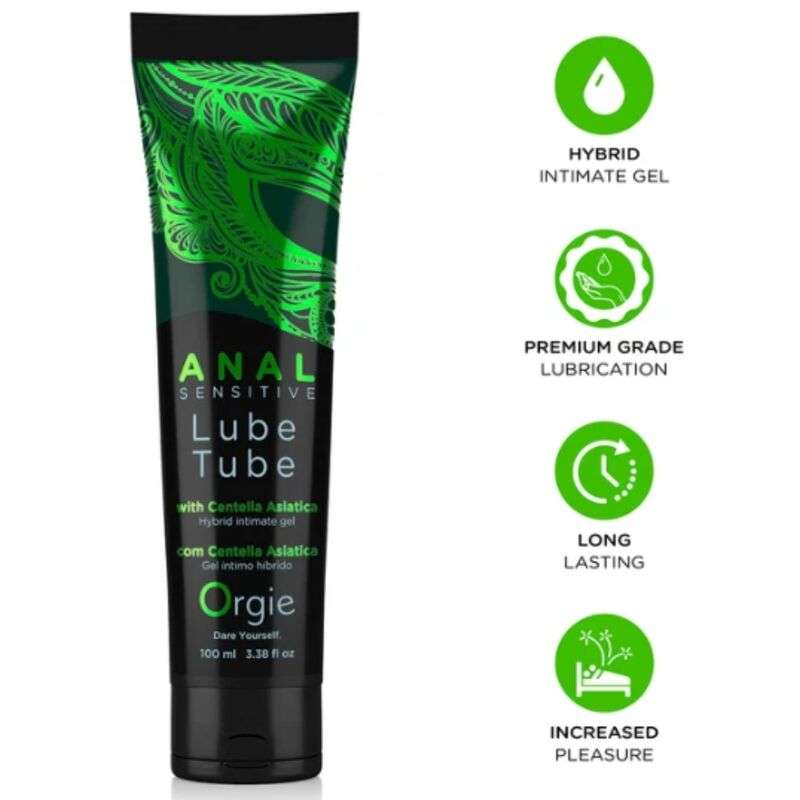 ORGIE - liukuvoide tuubi anaali Sensitive Hybrid intiimi geeli anaali seksi 100 ml