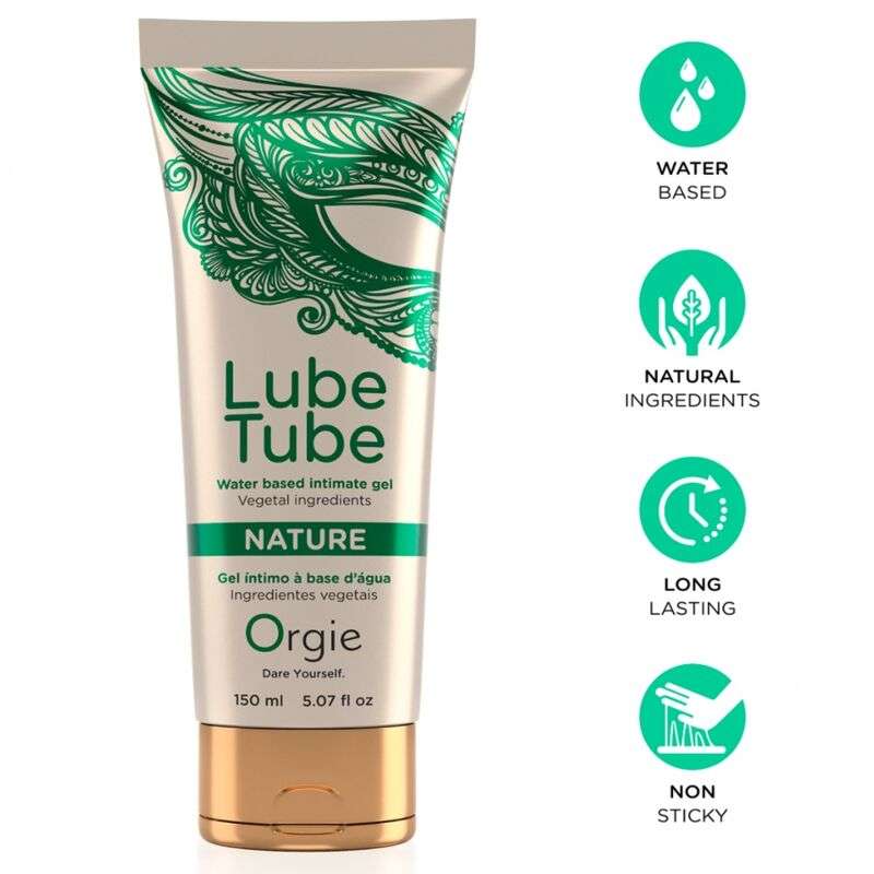 ORGIE - LUBE TUBE NATURE WATER-BASED INTIMATE GEL 150 ML ORGIE - LUBE TUBE NATURE WATER-BASED INTIMATE GEL 150 ML