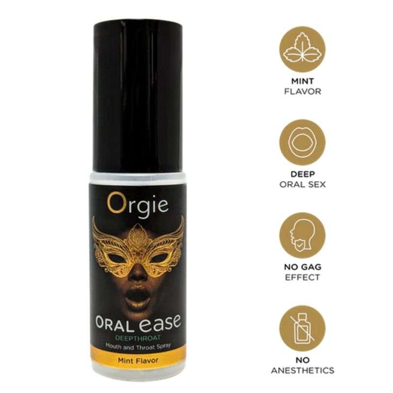 ORGIE - ORAL EASE MOUTH AND THROAT SPRAY MINT 50 ML ORGIE - ORAL EASE MOUTH AND THROAT SPRAY MINT 50 ML