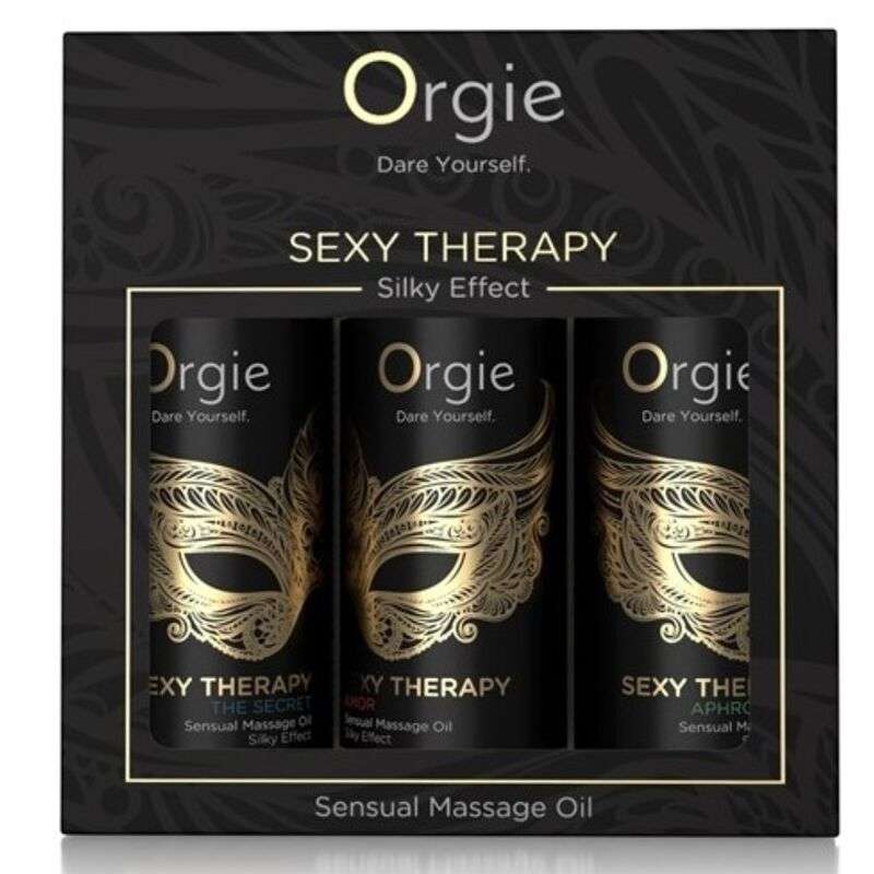 ORGIE - SEXY THERAPY MINI SIZE COLLECTION SENSUAL MASSAGE OILS 3 X 30 ML