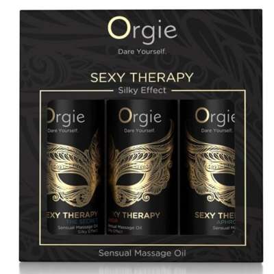ORGIE - SEXY THERAPY MINI SIZE COLLECTION SENSUAL MASSAGE OILS 3 X 30 ML