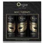 ORGIE - SEXY THERAPY MINI SIZE COLLECTION SENSUAL MASSAGE OILS 3 X 30 ML