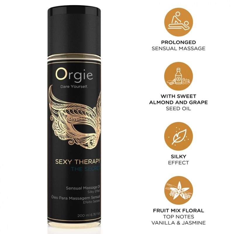 ORGIE - SEXY THERAPY THE SECRET SENSUAL MASSAGE OIL 200 ML ORGIE - SEXY THERAPY THE SECRET SENSUAL MASSAGE OIL 200 ML