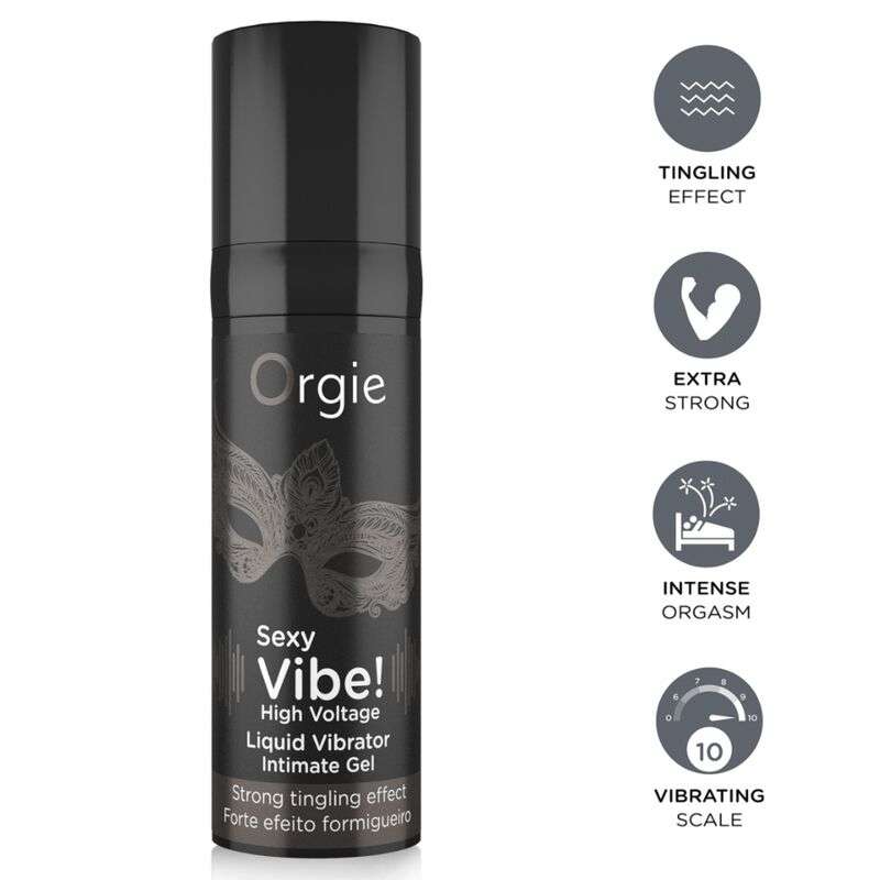 ORGIE - SEXY VIBE! HIGH VOLTAGE EXTRA STRONG LIQUID VIBRATOR 15 ML ORGIE - SEXY VIBE! HIGH VOLTAGE EXTRA STRONG LIQUID VIBRATOR 15 ML