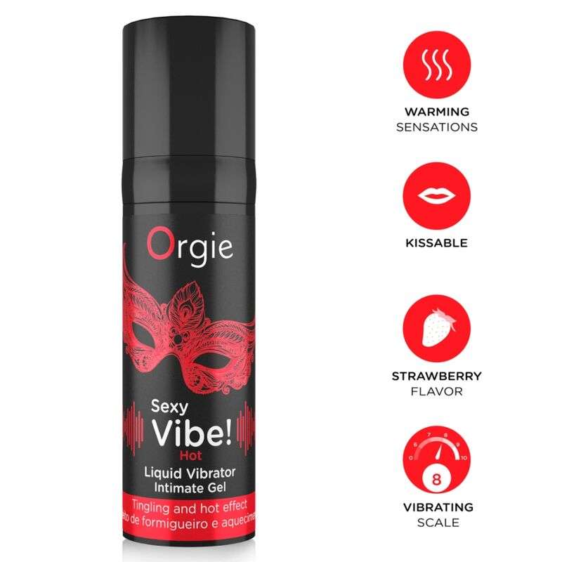 ORGIE - SEXY VIBE! HOT WARMING LIQUID VIBRATOR 15 ML ORGIE - SEXY VIBE! HOT WARMING LIQUID VIBRATOR 15 ML