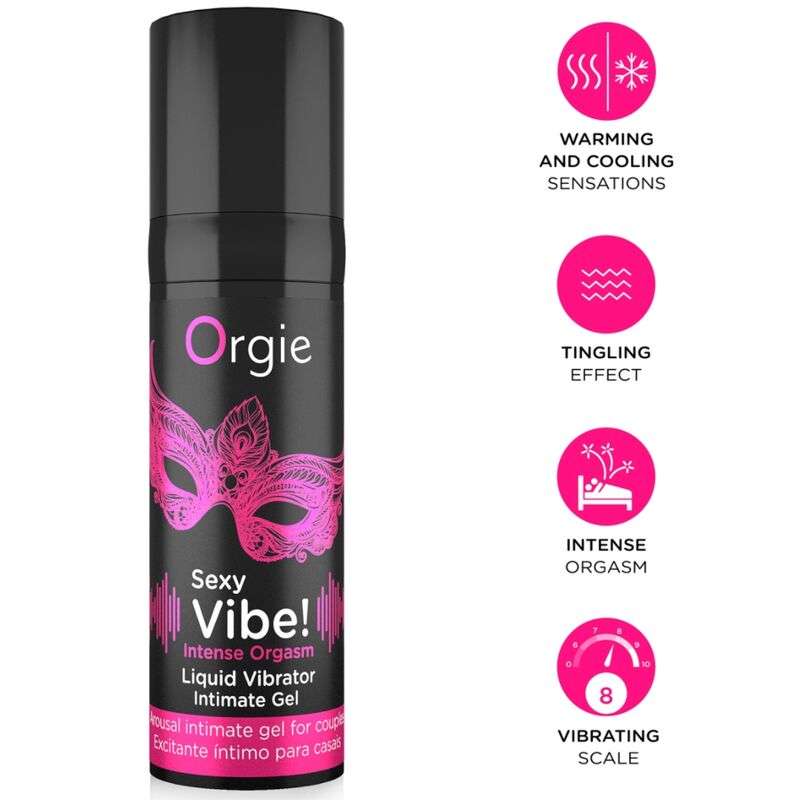 ORGIE - SEXY VIBE! INTENSE ORGASM MULTIPLE SENSATIONS INTIMATE GEL 15 ML