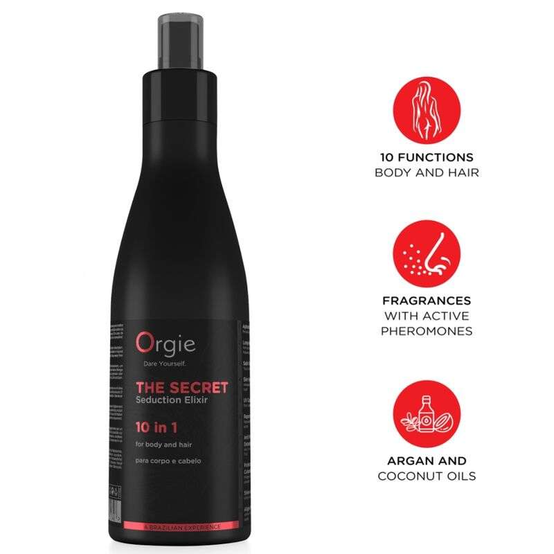ORGIE - Secret Seduction Elixir 10 In 1 body ja Hair Lotion 200 ml ORGIE - Secret Seduction Elixir 10 In 1 body ja Hair Lotion 200 ml