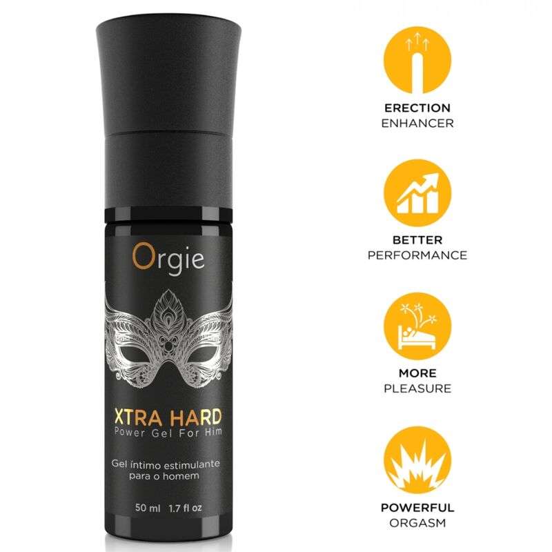 ORGIE - XTRA HARD AROUSAL AND ERECTION ENHANCER GEL 50 ML