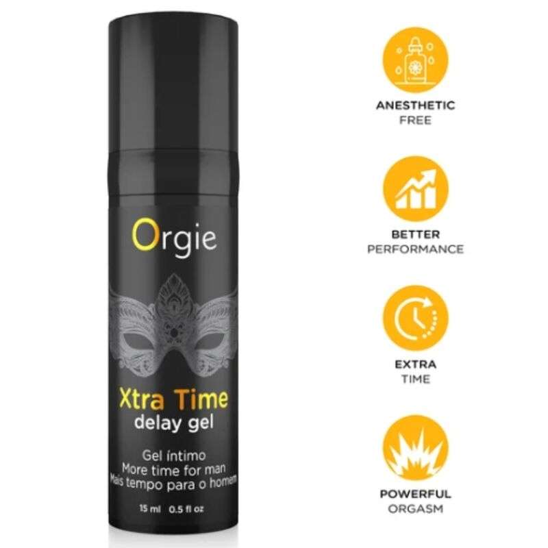 ORGIE - XTRA TIME DELAY GEL ANESTHETIC FREE 15 ML ORGIE - XTRA TIME DELAY GEL ANESTHETIC FREE 15 ML