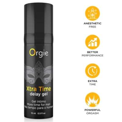 ORGIE - XTRA TIME DELAY GEL ANESTHETIC FREE 15 ML