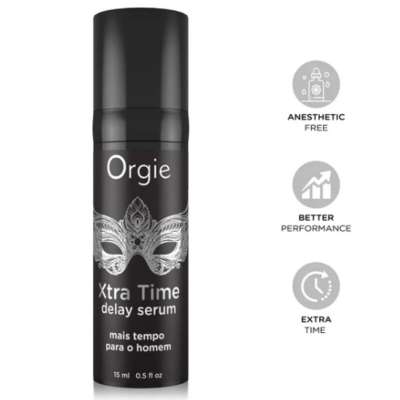 ORGIE - XTRA TIME SILICONE DELAY SERUM ANESTHETIC FREE 15 ML