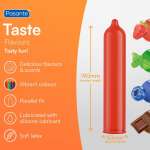 PASANTE - CONDOMS FLAVOR BLUEBERRY BAG 144 UNITS