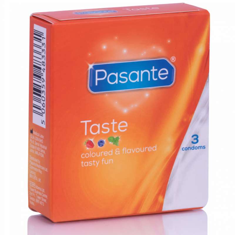 PASANTE - CONDOMS FLAVORS 3 UNITS PASANTE - CONDOMS FLAVORS 3 UNITS
