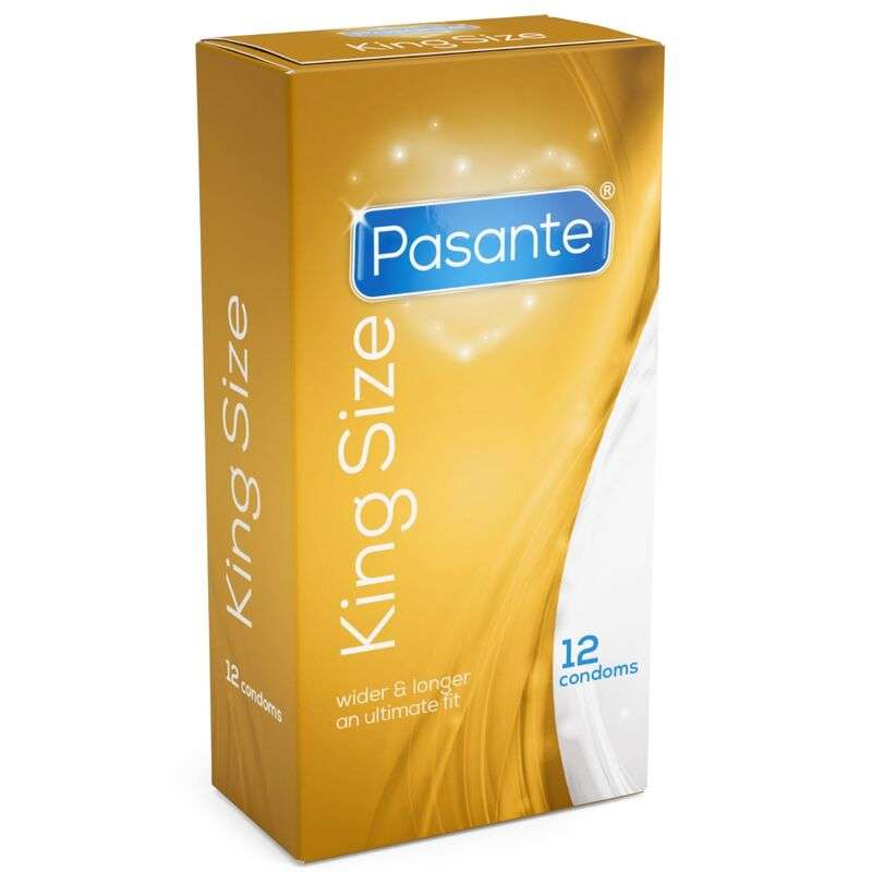 PASANTE - CONDOMS KING MS LONG AND WIDTH 12 UNITS