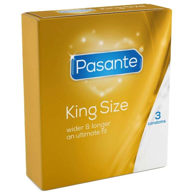 PASANTE - CONDOMS KING SIZE 3 UNITS PASANTE - CONDOMS KING SIZE 3 UNITS