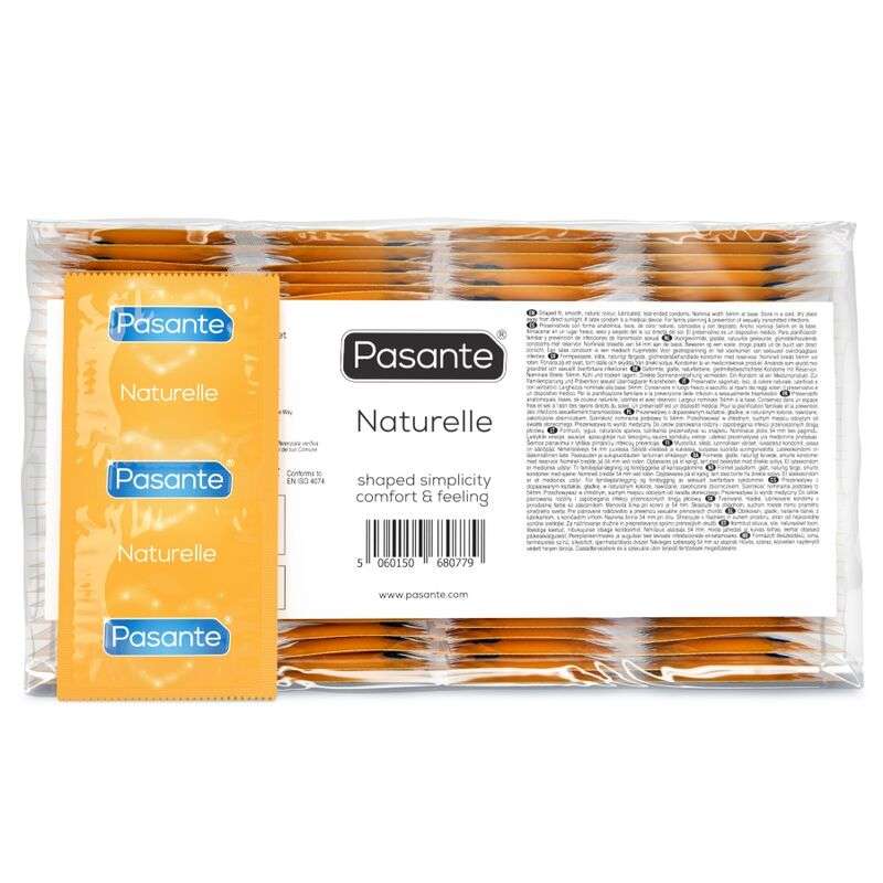 PASANTE - CONDOMS NATURELLE BAG 144 UNITS (BAG)