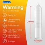 PASANTE - CONDOMS WARMING EFFECT BAG 144 UNITS