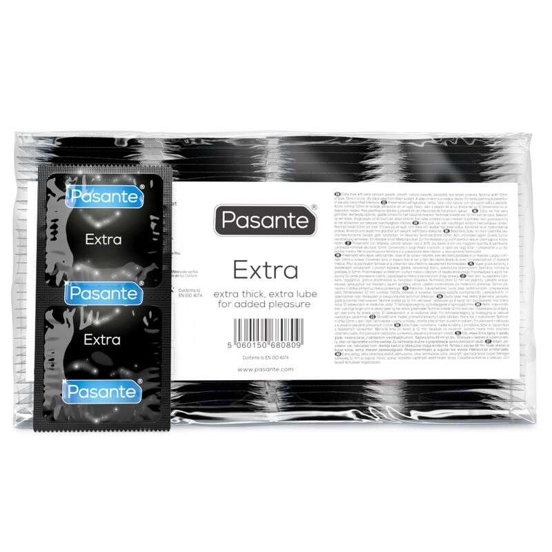 PASANTE - EXTRA EXTRA THICK CONDOMS 144 UNITS (BAG) PASANTE - EXTRA EXTRA THICK CONDOMS 144 UNITS (BAG)