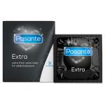 PASANTE - EXTRA EXTRA THICK CONDOMS WITH ADDITIONAL LUBRICATION 3 PACK