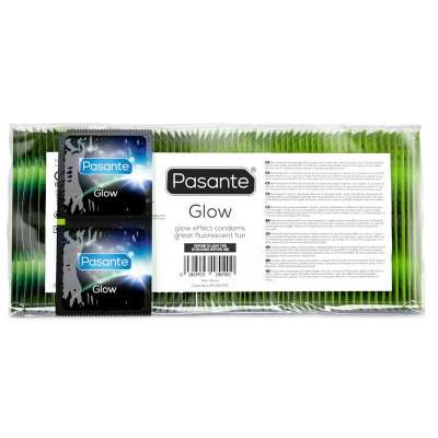 PASANTE - GLOW CONDOMS BAG 144 UNITS (BAG) PASANTE - GLOW CONDOMS BAG 144 UNITS (BAG)