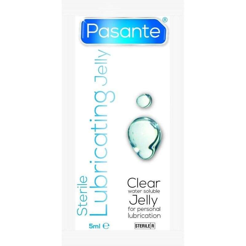 PASANTE - STERILE LUBRICATING JELLY STERILE WATER-BASED PERSONAL LUBRICANT SACHET 5 ML
