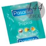 PASANTE - TROPICAL MANGO PINEAPPLE AND COCONUT FLAVOURED CONDOMS 53 MM 144 UNITS (BAG)