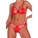 PASSION - ANUVERA BRA + THONG SET FIRE BRICK L/XL