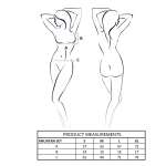 PASSION - ANUVERA BRA + THONG SET WHITE L/XL