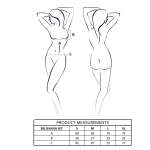 PASSION - BELISSANA BRA + THONG SET BLACK S/M