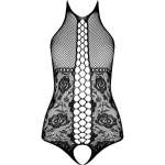 PASSION - BS094 BLACK BODYSTOCKING ONE SIZE