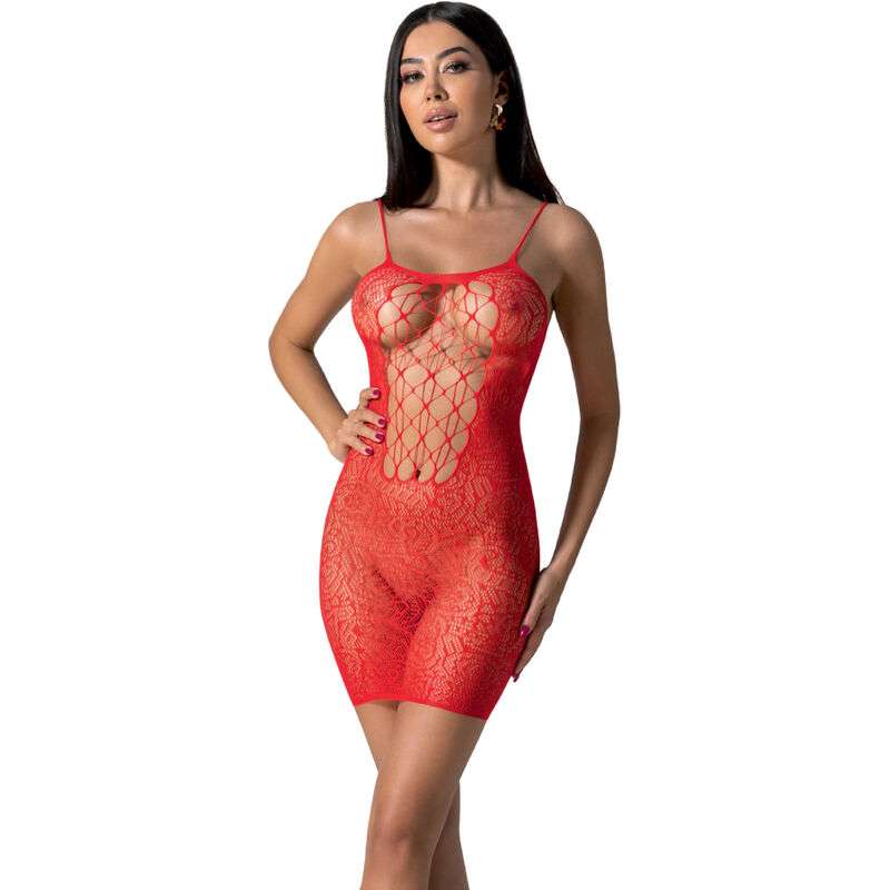 PASSION - BS096 RED BODYSTOCKING ONE SIZE PASSION - BS096 RED BODYSTOCKING ONE SIZE