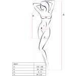 PASSION - BS097 RED BODYSTOCKING ONE SIZE